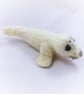 Felted Winter Ornament, Felted Baby Seal, Soft Seal Figurine, Little Snow Animal - Image 3