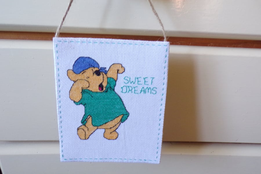 Winnie The Pooh Wall Hanger, Nursery Picture