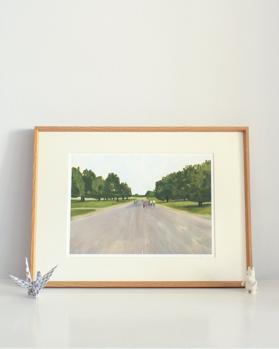 Kensington Gardens - limited edition giclee art print