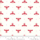 Bee's on Cream - My redwork Garden by Bunny Hill designs for MODA .