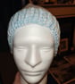 Beautiful mens white and blue knit beanie  - Image 2