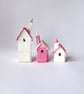 Tiny Pink Houses - Set of 3 - READY TO SHIP - Image 6