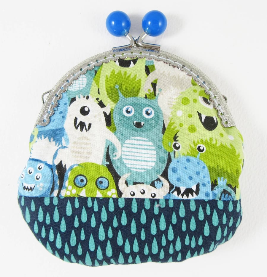 Friendly Monsters Clasp Purse