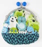 Friendly Monsters Clasp Purse