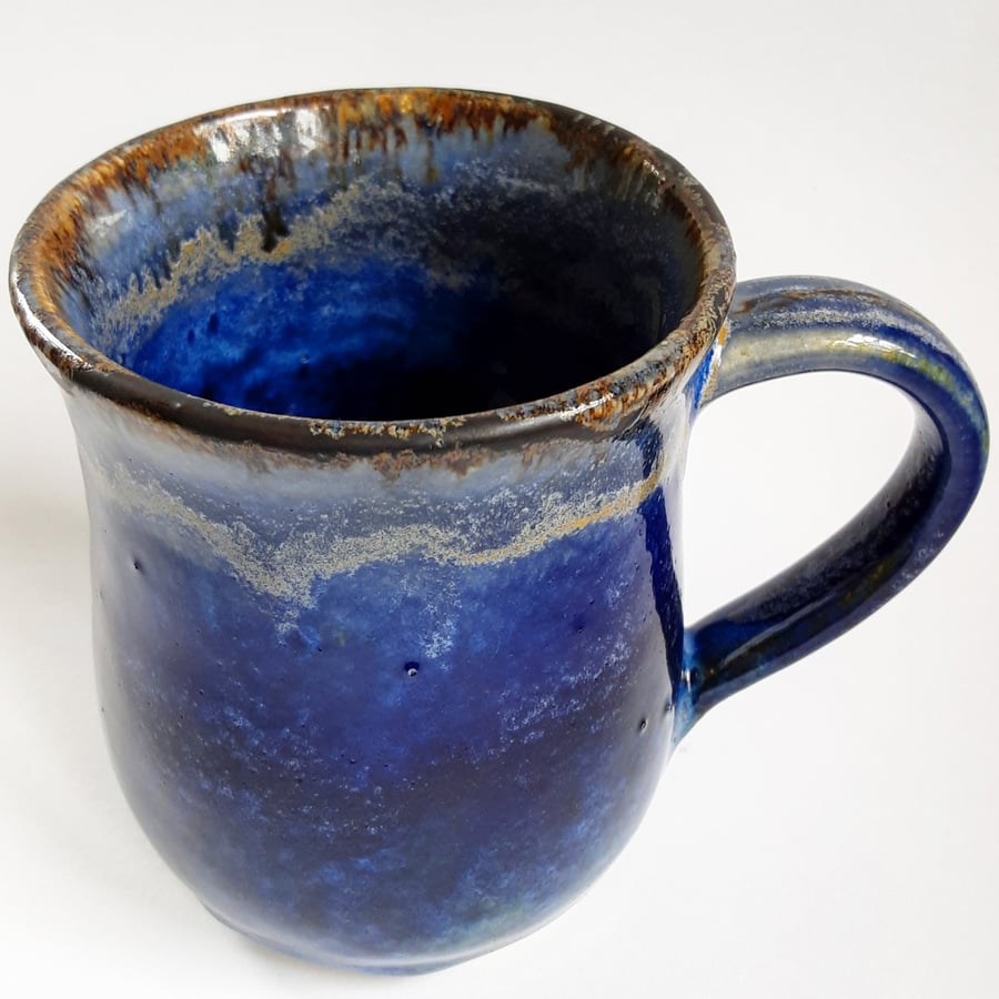 Blue Wave Ceramic Mug 