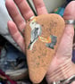 Seagull Herring Gull  Hand painted and varnished paper weight stone  - Image 3