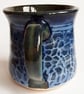 Blue Glazed Mug - Hand Thrown Stoneware Ceramic Mug  - Image 4