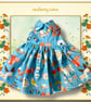 Turquoise Woodland Creatures Dress - Image 1