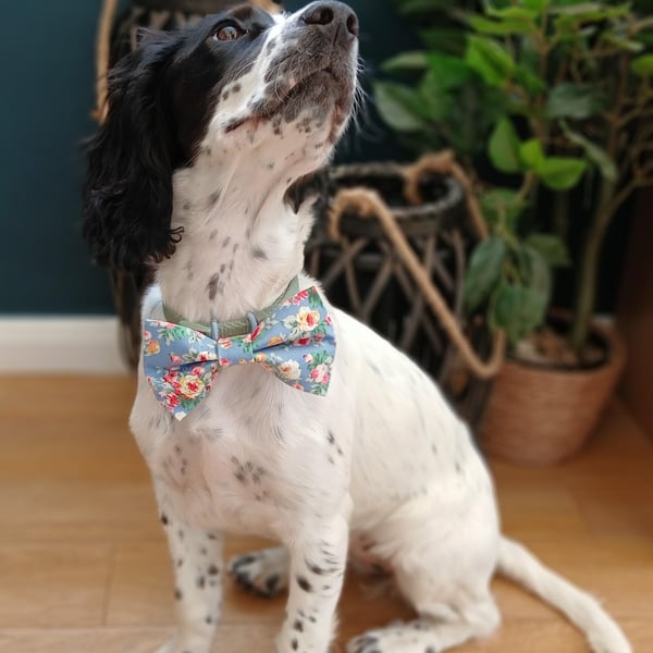 Handmade Fabric Dog Bow Ties, pet accessories 