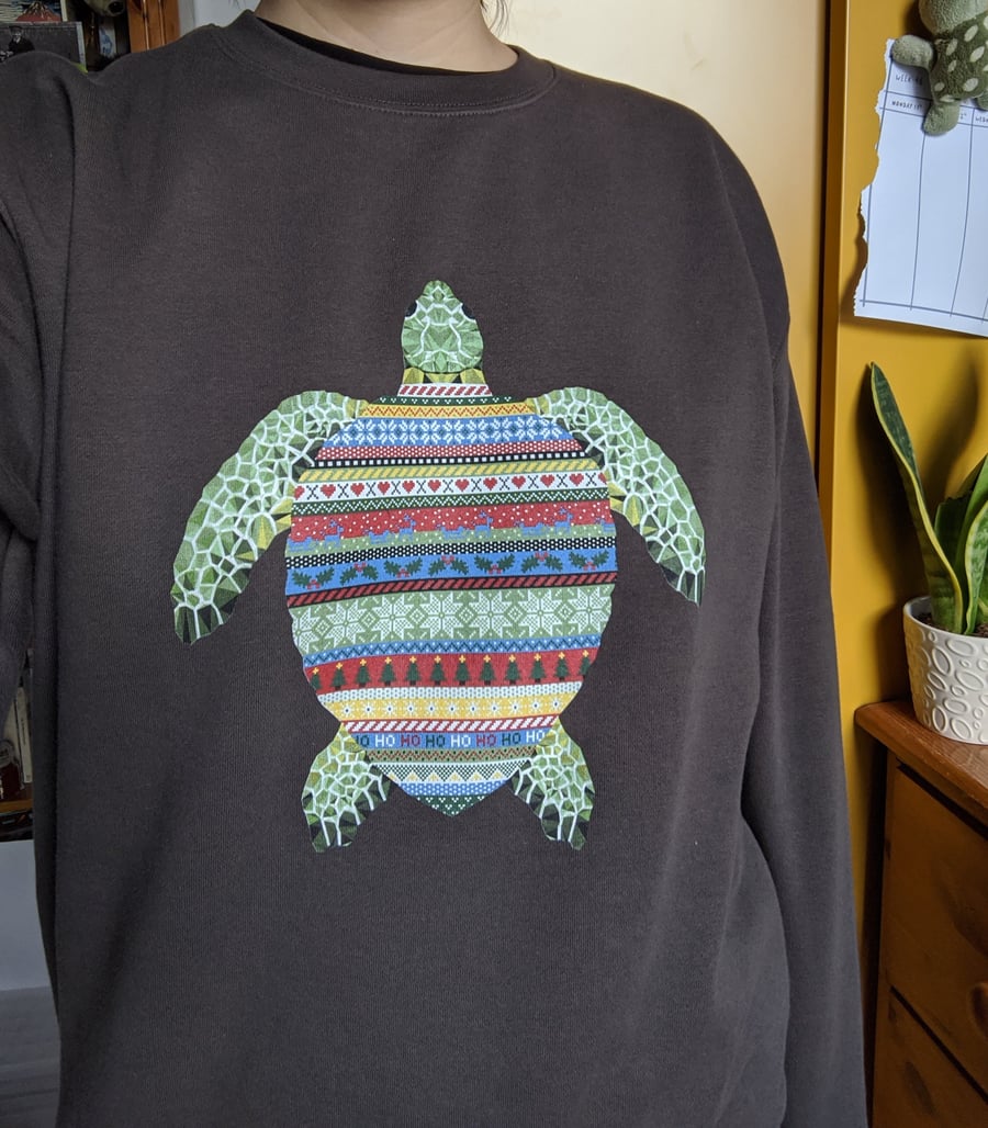 Turtle Christmas Jumper - Pre-order in time for Christmas!