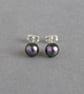 Royal Purple Beaded Jewellery Sets - Dark Amethyst Necklace, Bracelet & Earrings - Image 4