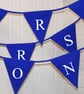 Personalised fabric wedding bunting bulk pack : Mr & Mrs, Just Married and 3 x 1 - Image 3