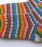 hand knit womens wool socks UK 4-6 - Image 2