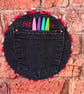 Handmade Denim Pocket Wall Hanging - Medium - Image 1