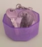Trinket purple octagonal dish - Image 2