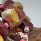 Cinnabar Night. Mookaite Stone Bracelet by BDS.