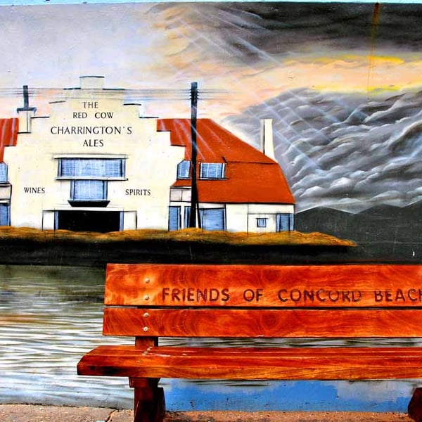 Colourful Mural Concord Beach Canvey Island Photograph Print