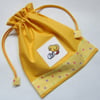 Easter Chick Gift Bag Drawstring Storage Bag
