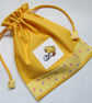 Easter Chick Gift Bag Drawstring Storage Bag - Image 1
