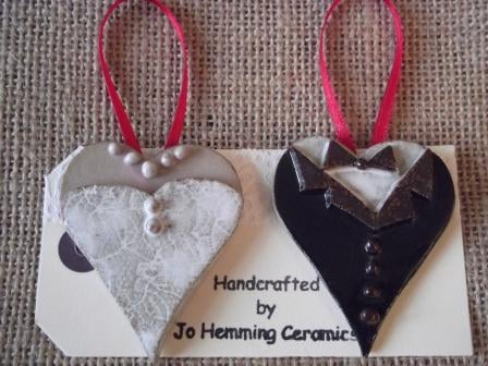 Bride and Groom Hearts