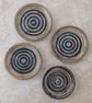 Stoneware circle soap dish - Image 3