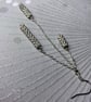 Silver beaded dangle drop earrings handmade in UK - Image 5