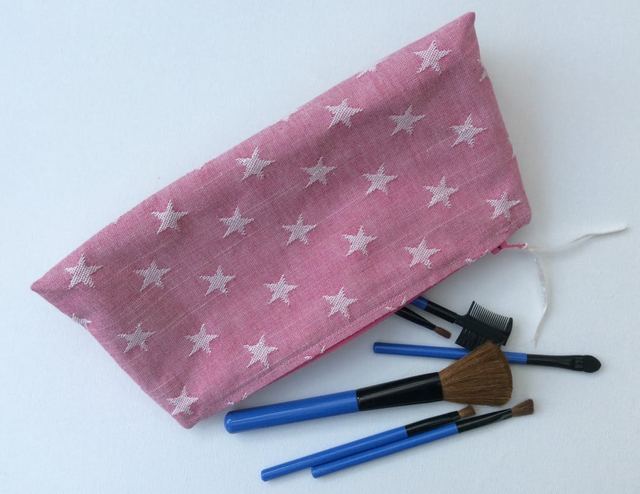 Large Make up bag, cosmetics, storage, zipped case