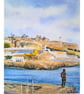  Art print of Plymouth Hoe Devon from original watercolour painting A4 - Image 3
