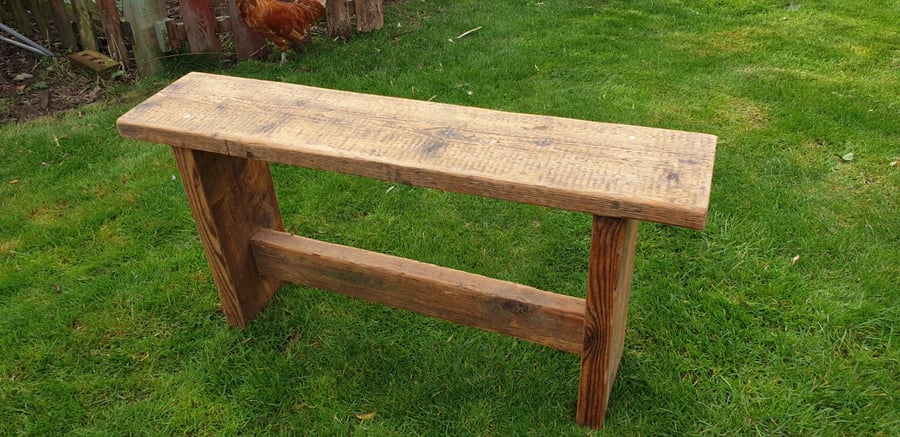 Rustic Bench Seat 100cm
