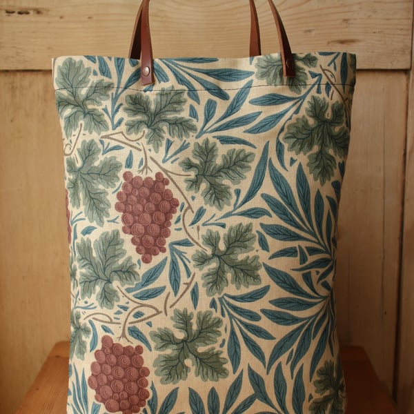 William Morris Small Tote Bag Vine Russet