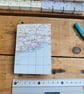 A7 Pocket Sketchbook with Recycled Map Covers and Mixed-Media Pages. Cornwall. - Image 5