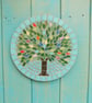 Summer Jewel Tree Hanging Garden Wall Plaque Decoration