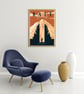 Bali retro travel poster, Bali wall print, Indonesia travel poster - Image 3