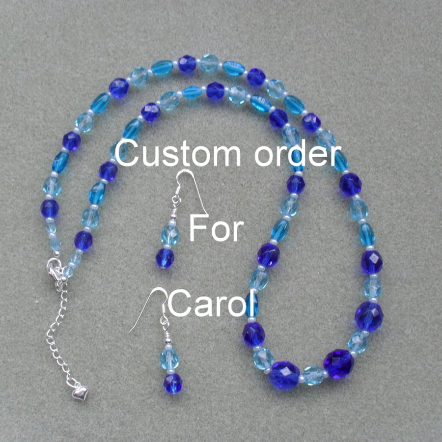 CUSTOM ORDER FOR CAROL