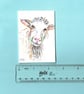  Sheep miniature ACEO Original Painting - Image 3