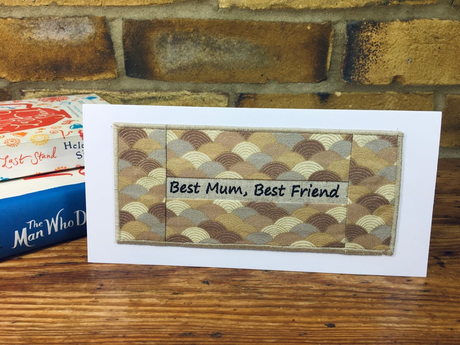 Bookmark, Mum Birthday card, Mother’s Day - Best Mum, Best friend bookmark