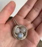 Moonstone Nest Necklace, sterling silver, moonstone necklace, pendant necklace,  - Image 6