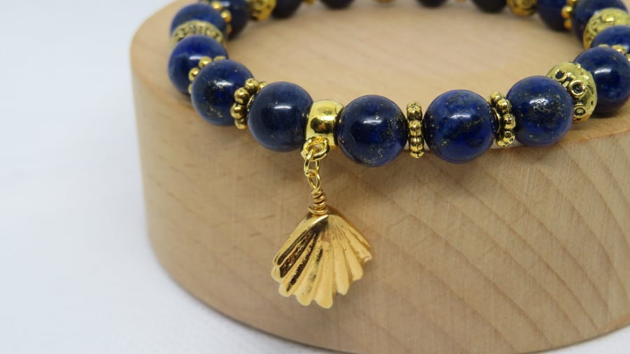 Lapis Lazuli stretch bracelet