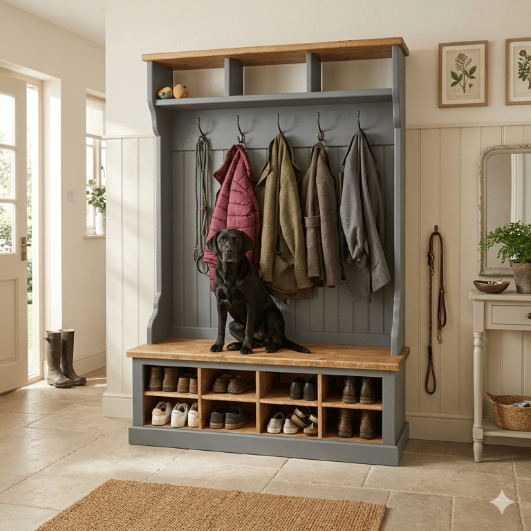 The "All-In-One" Mudroom Bench