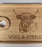 LASER ENGRAVED WINE & NIBBLES BOARD