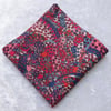Pocket Square, Liberty Tana Lawn handkerchief, gents handkerchief - for Sue.