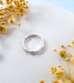 Recycled Silver Twig Ring, Organic Nature Inspired - Image 4