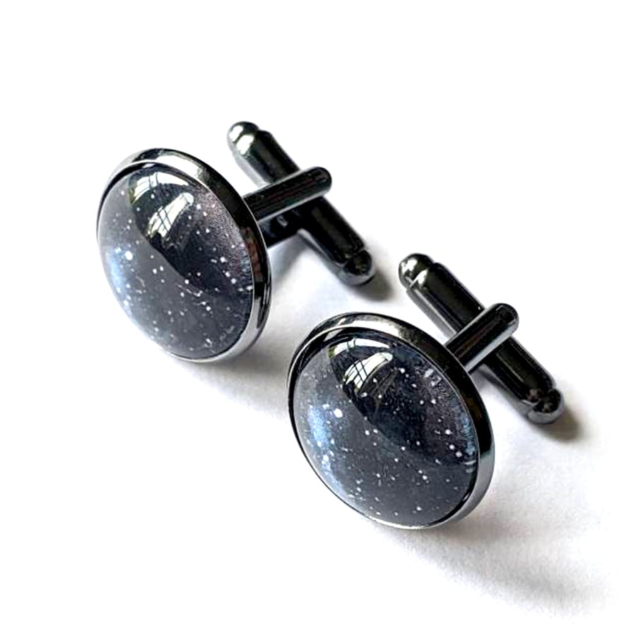 Personalised Wedding night sky cufflinks, Anniversary Gift for Husband