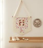 Bespoke Hand Embroidered Monogram Banner - Heirloom Christening & New Baby Gift - Image 6