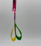 Ribbon Fidget with Colourful Plastic (Pacifier-Braces Style) Clip - Image 6