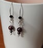 Garnet bead drops - Image 1