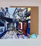 Delightful Richmond Lanes – Blank Richmond Greeting Card - London Art Card
