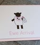A6 Ewe Arrival Greeting Card (Pink) - Image 2