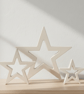 White Star Decoration Set of Three Modern Minimalist Home Decor Ornaments - Image 1