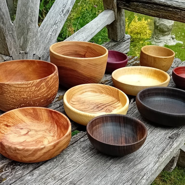 Wood Turned Bowl - Beautiful Grain Second Series 